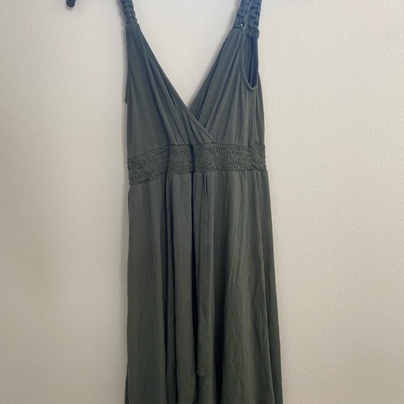 New Ella moss braided green empire dress size Med. - Picture 9 of 12